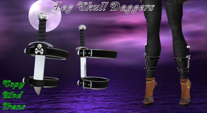 Leg Skull Daggers