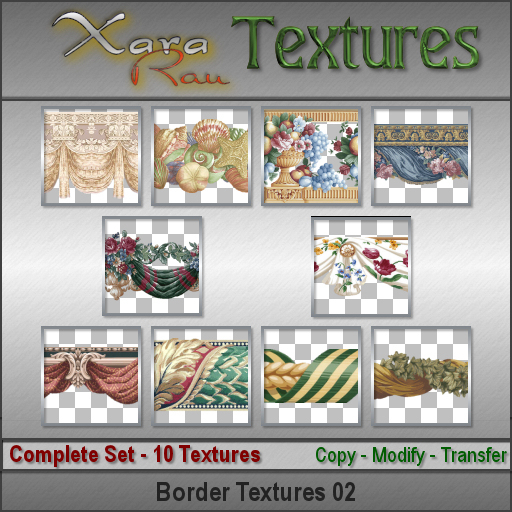 XR Textures - Borders 02 by Xara Rau