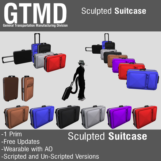 GTMDtec 1-Prim Suitcase Set