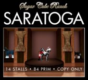 Saratoga Breedable Showroom Skybox for Amaretto Horses and K9 Dogs by Sugar Cube Ranch