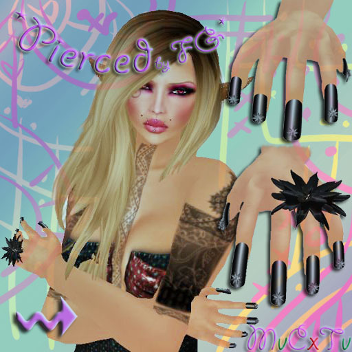 *FG* NailsNflowers BLACK 