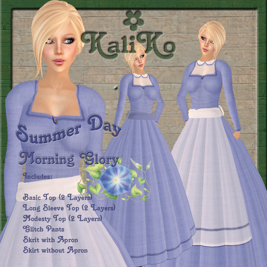 KaliKo - Summer Day Morning Glory Dress