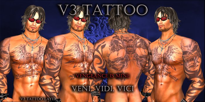 v3 Tattoo  Vengeance is Mine 