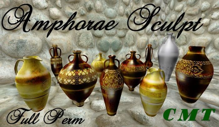 10 AMPHORAE SCULPT