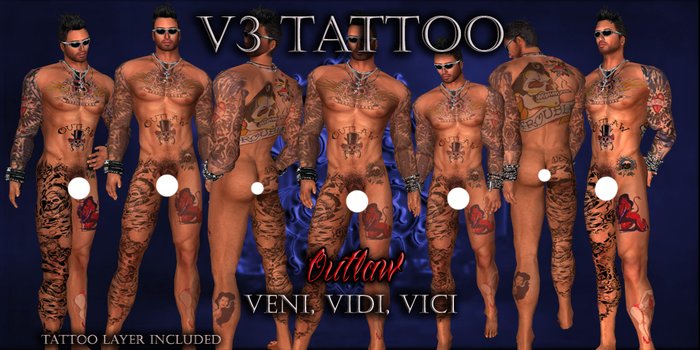 v3 Tattoo - Outlaw (mens) JUST RELEASED!!