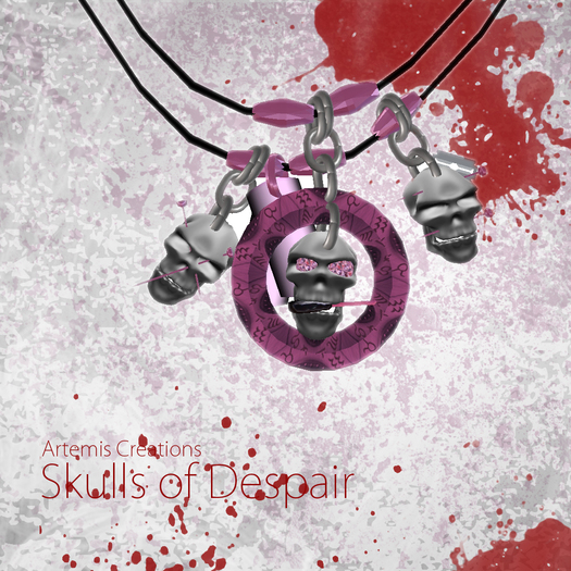 [A] Skulls of Despair (Pink) |50% Off|