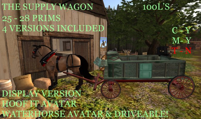 4 Supply Wagon's Boxed
