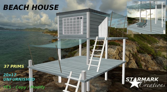 Paradise beach shack from STARMARK CREATIONS -- promo price --