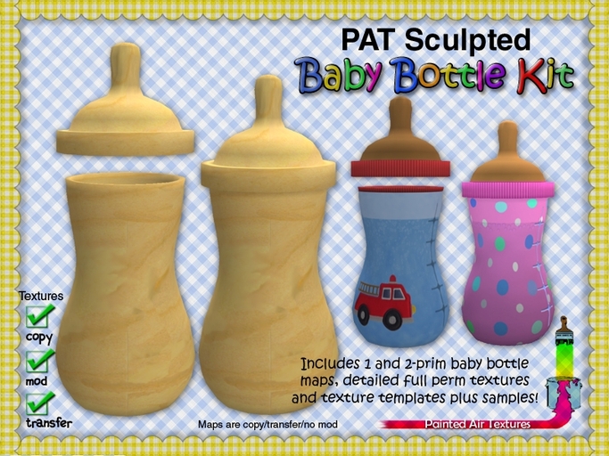 (PAT Sculpted Baby Bottle Kit)