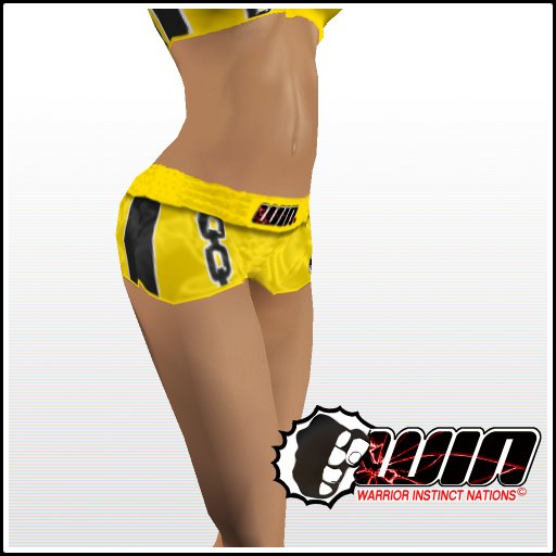 WIN Yellow Chain Lowrider Trunks