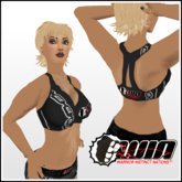 WIN Black Chain Sports Bra