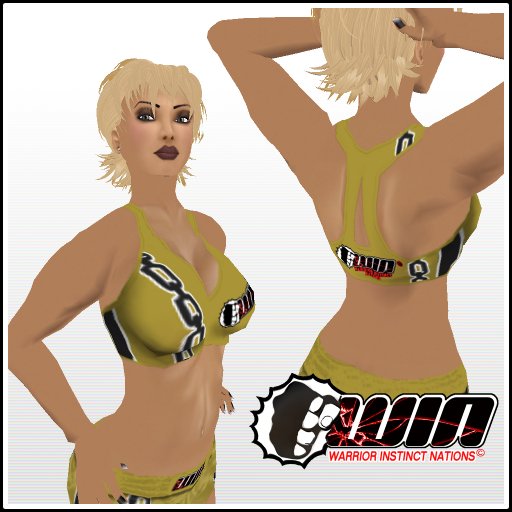WIN Gold Chain Sports Bra