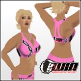 WIN Pink Chain Sports Bra