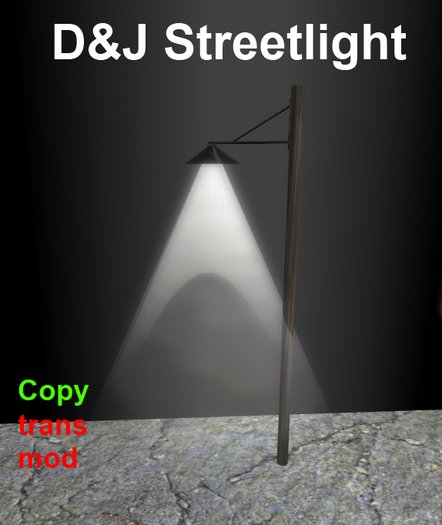 D&J Black streetlight (boxed)