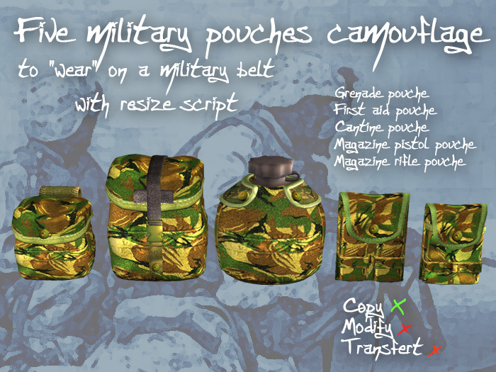  military pouches camouflage