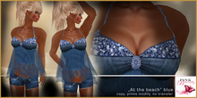 At the beach blue - Pink Butterfly - Earth & Sky Designs