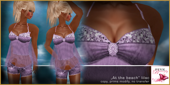 At the beach lilac - Pink Butterfly - Earth & Sky Designs