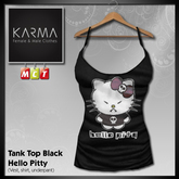 Karma - TOP Black Hello Pitty