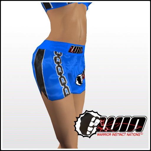 WIN Blue Chain Short Trunks