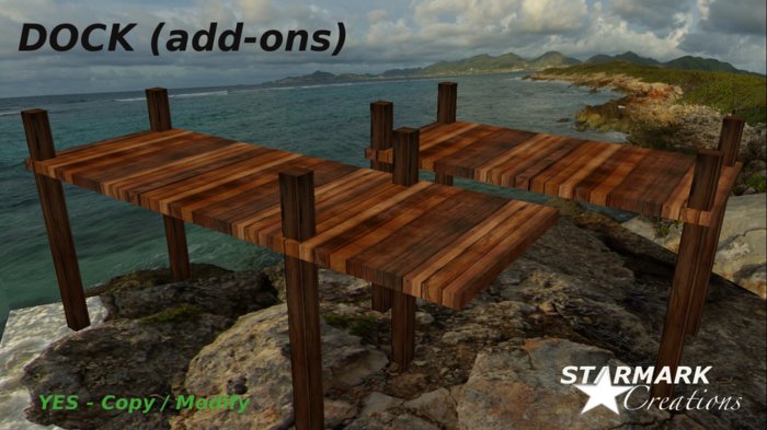 Dock add - ons from STARMARK CREATIONS -- promo price --