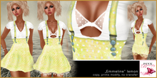 Emmeline lemon - Pink Butterfly