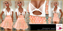 Emmeline peach - Pink Butterfly