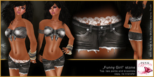 Funny Girl stone - Pink Butterfly - Earth & Sky Designs