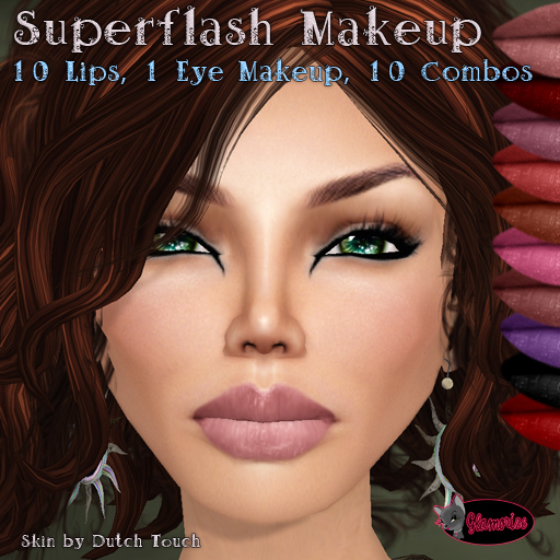 .:Glamorize:. Superflash Makeup Kit - 10 Lips/1 Eye Makeup/ 10 Combos