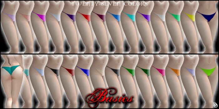Dare Designs: Basic Thongs