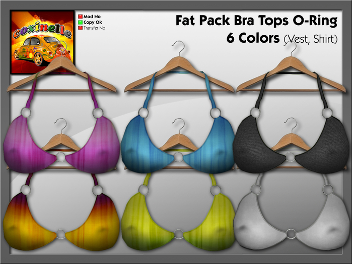 Coxi -  Bra O-Ring Fat pack