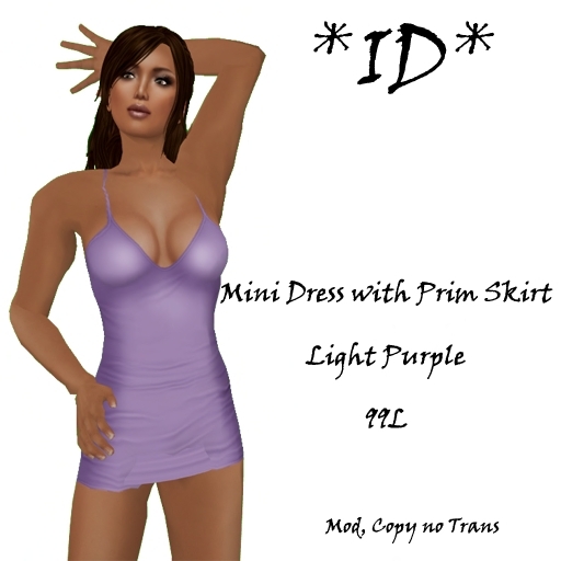 *ID* Mini Dress - Light Purple
