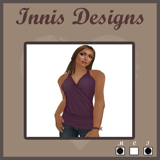 *ID* Wrap Top Magenta