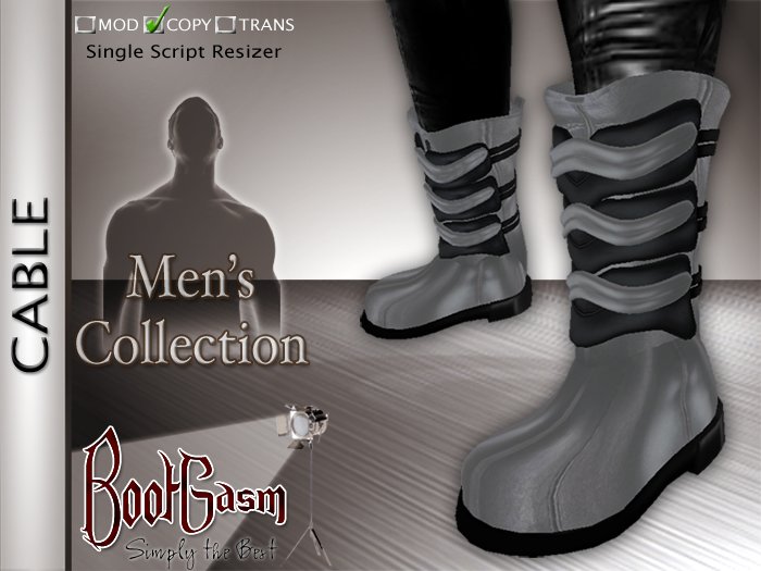 Bootgasm Cable Men's Boots Grey