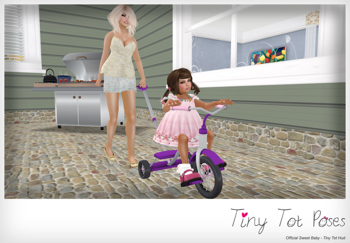 ** Tiny Tot Poses ** - Pose 029 "My First Tricycle"