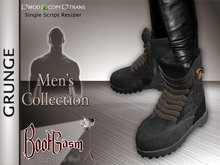Bootgasm Grunge Men's Boots Black