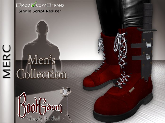 Bootgasm Merc Men's Boots Red