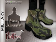 Bootgasm Military Men's Boots Camo Green