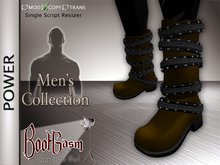 Bootgasm Power Men's Biker Boots Brown