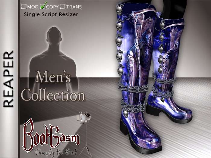 Bootgasm Reaper Men's Boots Blue