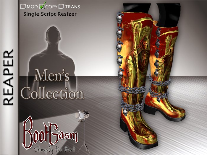 Bootgasm Reaper Men's Boots Fire