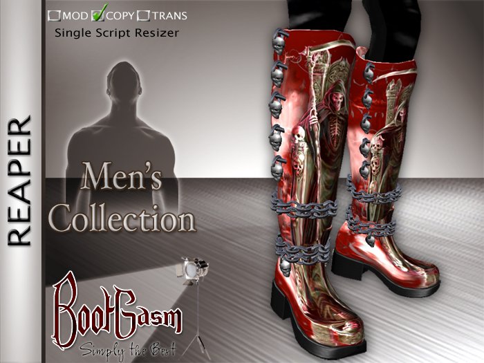 Bootgasm Reaper Men's Boots Red