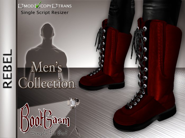 Bootgasm Rebel Men's Boots Red