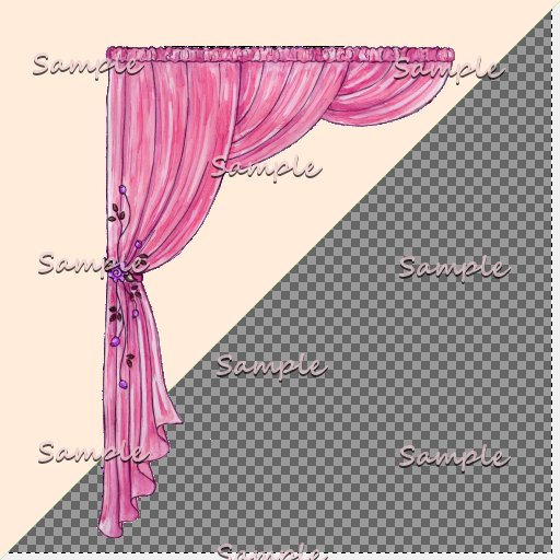 pink drape single texture TGA FULL PERM
