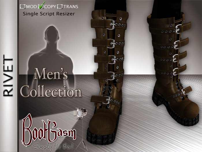 Bootgasm Rivet Men's Boots Brown