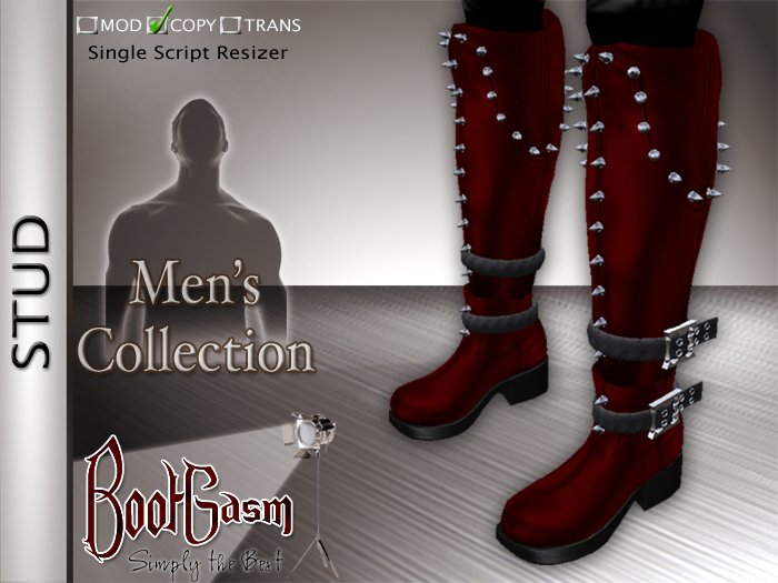 Bootgasm Stud Men's Boots Red
