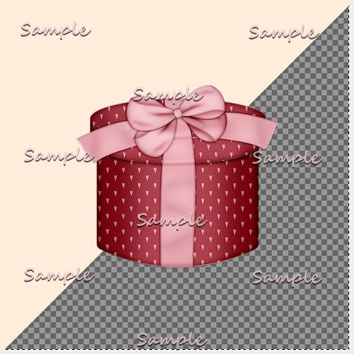 red gift texture TGA FULL PERM