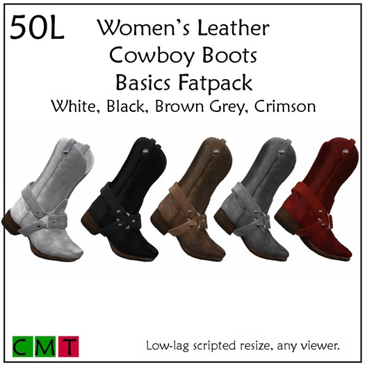 ::Duh!::  Women's Fatpack Cowboy Boots - Basics