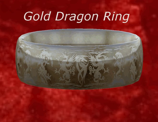 Gold Dragon Ring