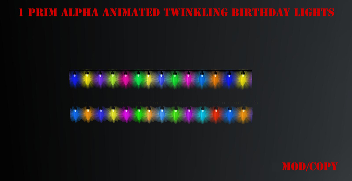 animated birthday lights