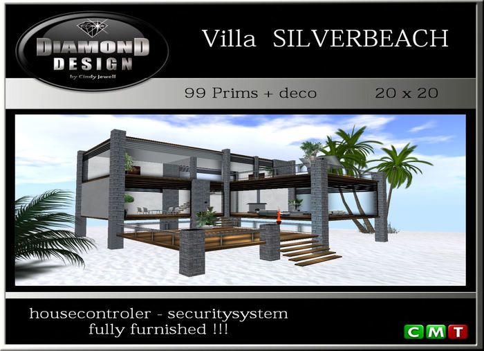 Silverbeach x moebliert mit Bett